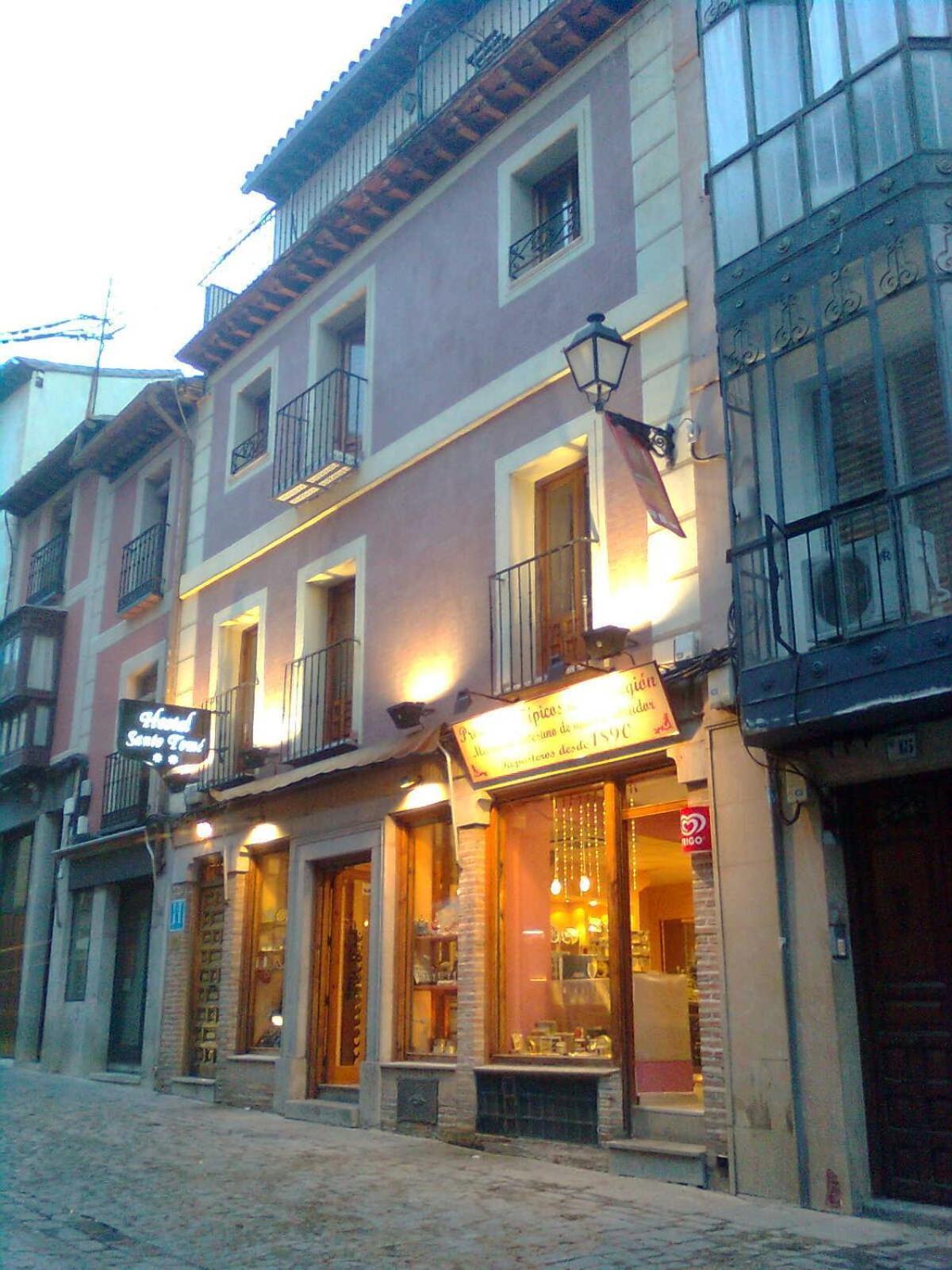 Hotel Hostal Santo Tome Toledo Exterior foto