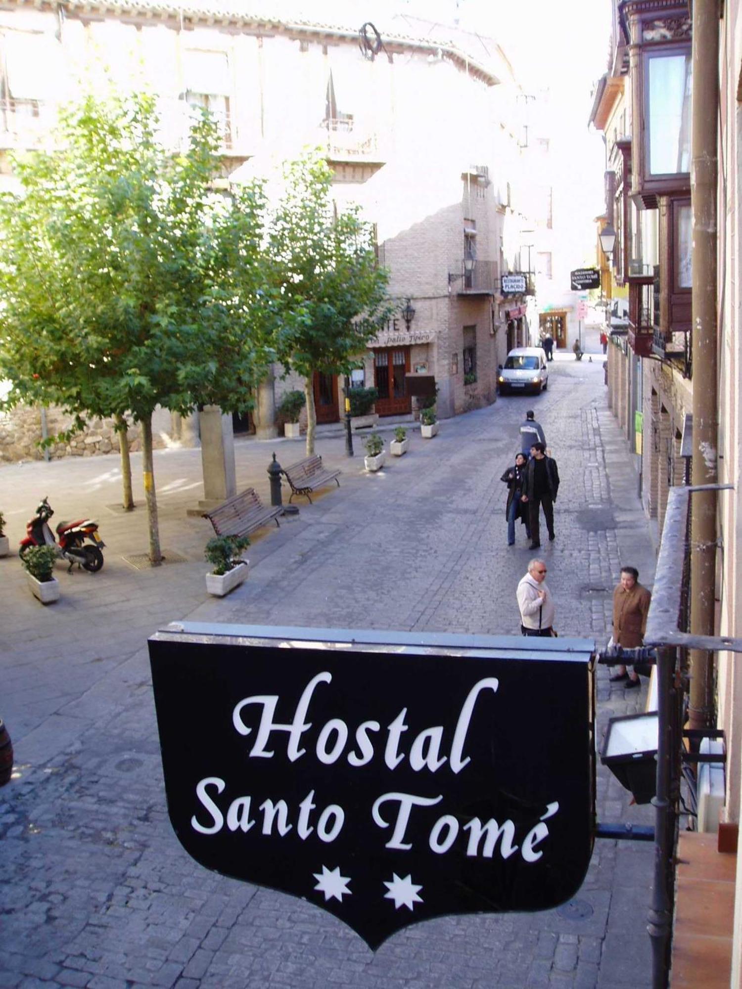 Hotel Hostal Santo Tome Toledo Exterior foto