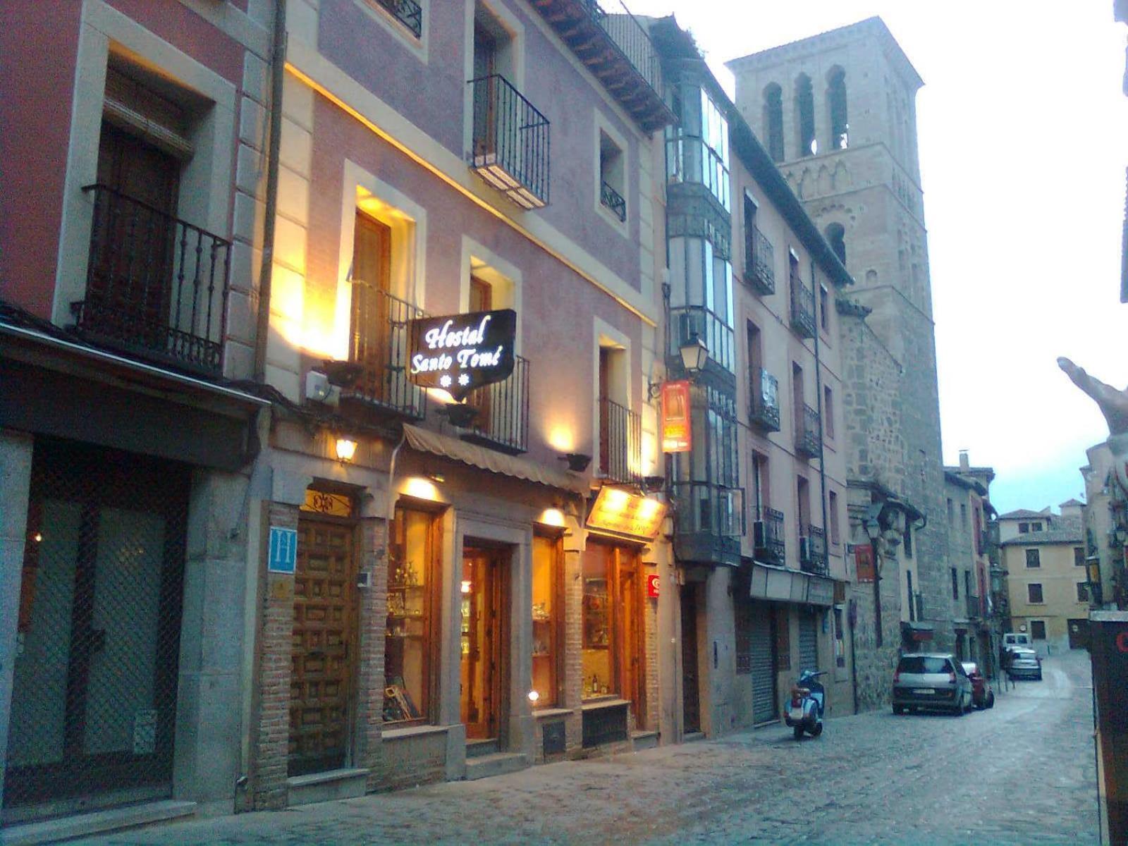 Hotel Hostal Santo Tome Toledo Exterior foto